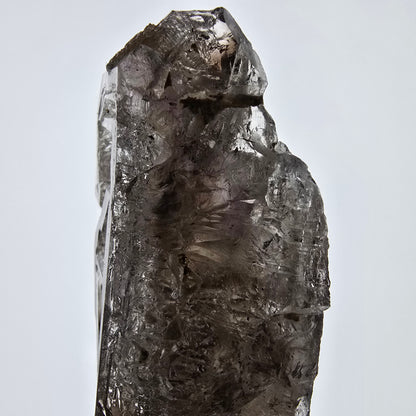 Sceptre fantôme squelette en quartz fumé DT, poche Saint-Valentin en calcite UV, Namibie 82 x 38 x 26 mm 