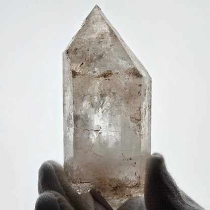 Skeleton Phantom Smoky Quartz DT Scepter, UV Calcite Valentine Pocket, Namibia 95*40*33mm 