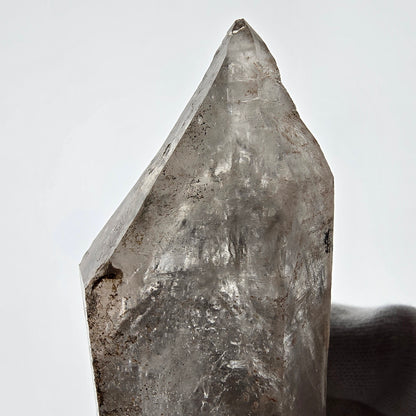 Skeleton Phantom Smoky Quartz DT Scepter, UV Calcite Valentine Pocket, Namibia 95*40*33mm 