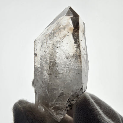 Enhydro Skeleton Smoky Quartz DT Scepter, 1x Bubble Valentine Pocket, Namibia 65*30*28mm 