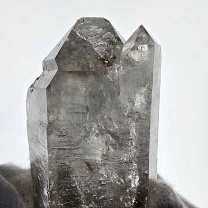 Enhydro Skeleton Smoky Quartz DT Scepter, 1x Bubble Valentine Pocket, Namibia 65*30*28mm 