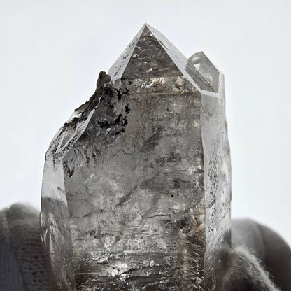 Enhydro Skeleton Smoky Quartz DT Scepter, 1x Bubble Valentine Pocket, Namibia 65*30*28mm 