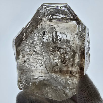 Skeleton Phantom Smoky Quartz Scepter Valentine Pocket Goboboseb Namibia 68*63*38mm 