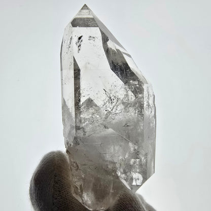 Gobo de poche Skeleton Phantom Smoky Quartz DT Zepter Valentine. Namibie 71 x 33 x 35 mm 