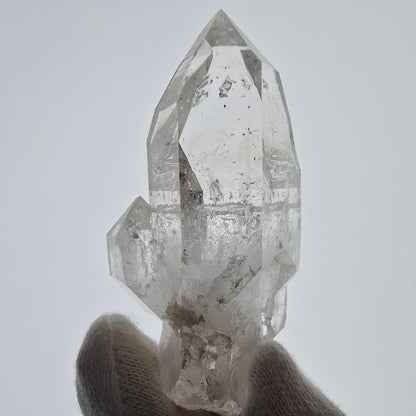 Gobo de poche Skeleton Phantom Smoky Quartz DT Zepter Valentine. Namibie 71 x 33 x 35 mm 