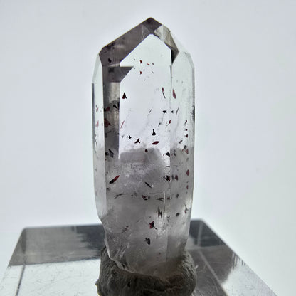 Mine d'améthyste Harlequin Phantom Point Streep, Goboboseb, Namibie, 29 x 15 x 10 mm 