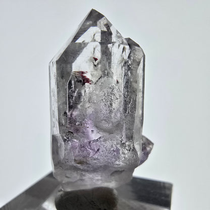 Améthyste fantôme Harlequin, spécimen de préhnite, mine Streep, Namibie, 34 x 18 x 14 mm 
