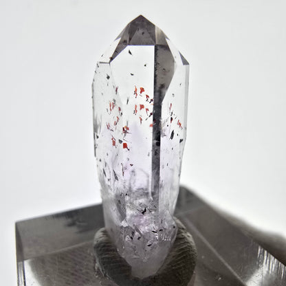 Mine d'améthyste Harlequin Phantom Point Streep, Goboboseb, Namibie, 27 x 13 x 7 mm 