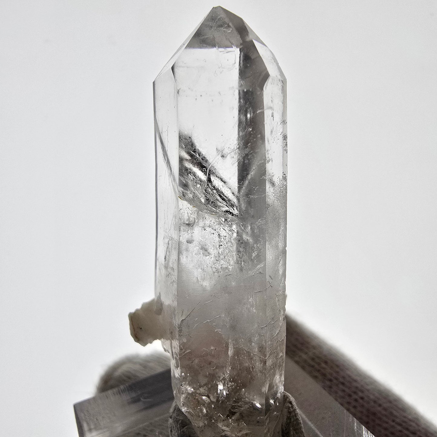 Phantom Smoky Quartz DT Scepter Valentine Pocket Gobo. Namibia 47*17*19mm 