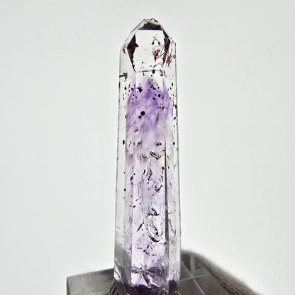 Mine d'améthyste Harlequin Phantom Point Streep, Goboboseb, Namibie, 50 x 11 x 10 mm 