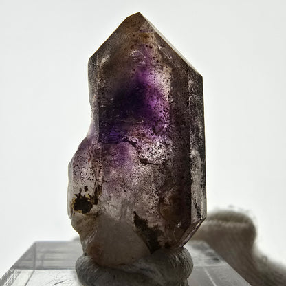 Améthyste fantôme rare DT Scepter Point Brandberg, Namibie 33*17*11mm 