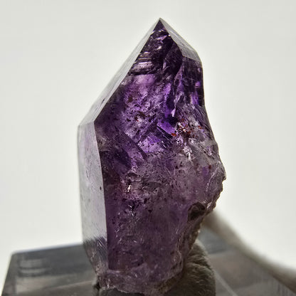 Pointe de sceptre d'améthyste fantôme Enhydro, 1x Bubble Brandberg, Namibie 27 x 17 x 11 mm 