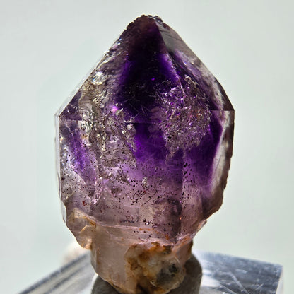 Pointe de sceptre d'améthyste fantôme Enhydro, 1x Bubble Brandberg, Namibie 33*21*16 mm 