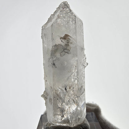 Phantom Smoky Quartz Point with Analcime Streep Mine, Goboboseb, Namibia 55*22*21mm 