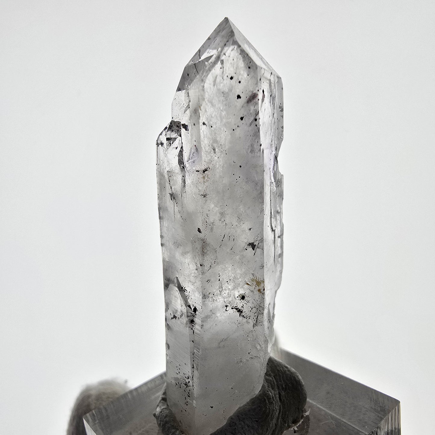 Mine d'améthyste Harlequin Phantom Point Streep, Goboboseb, Namibie, 49 x 17 x 14 mm 