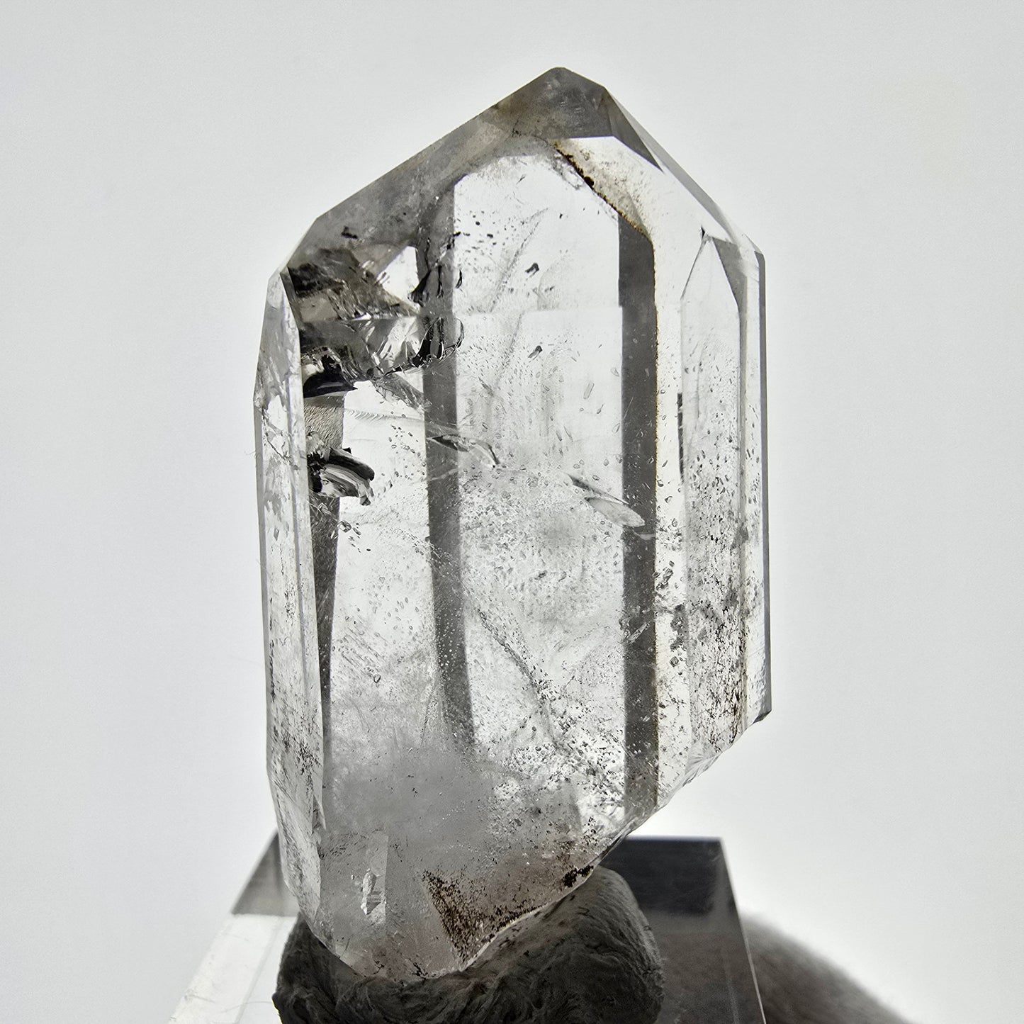 Phantom Smoky Quartz DT Scepter Valentine Pocket, Namibia 45*24*16mm 