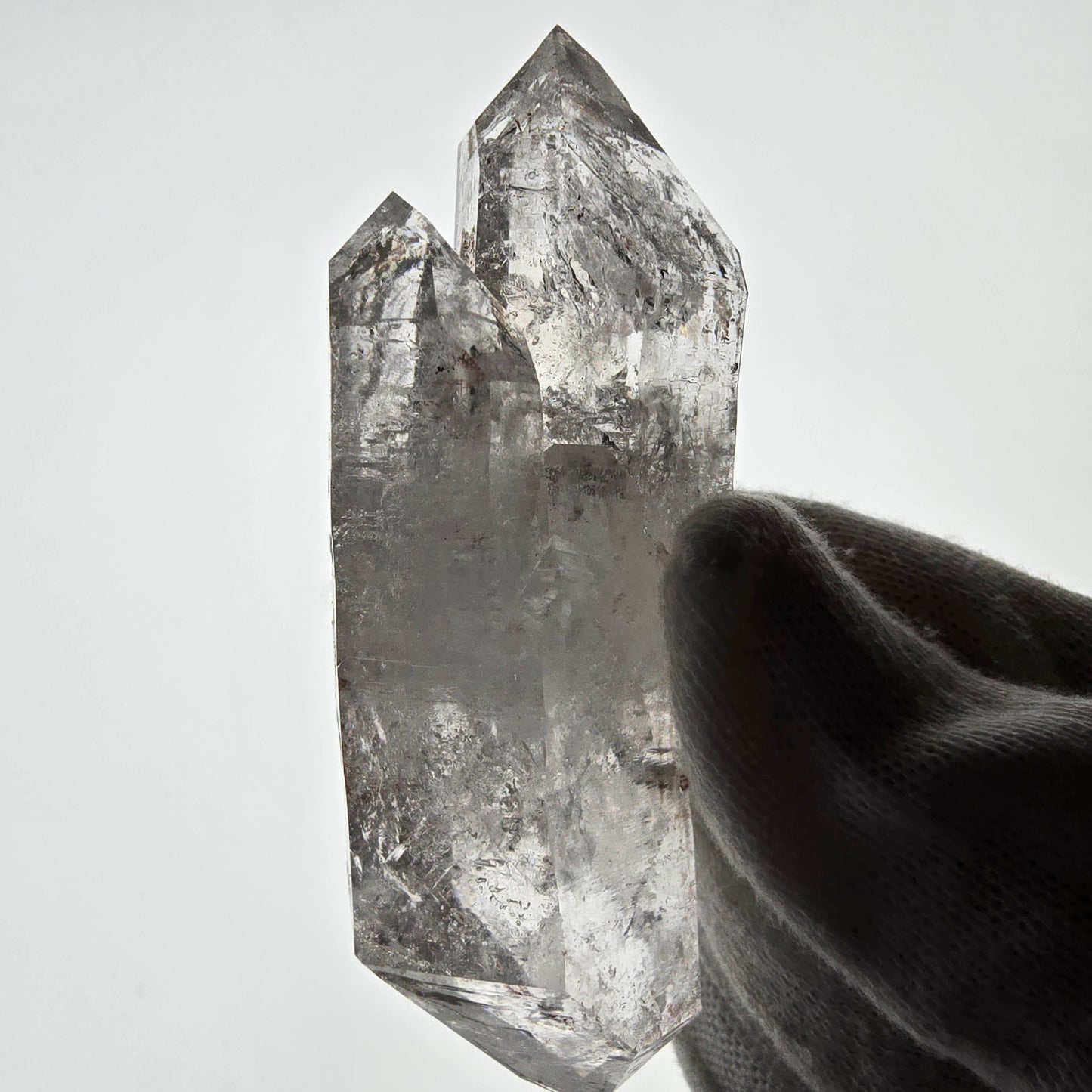 Skeleton Phantom Smoky Quartz DT Scepter Valentine Pocket, Namibia 93*37*27mm 