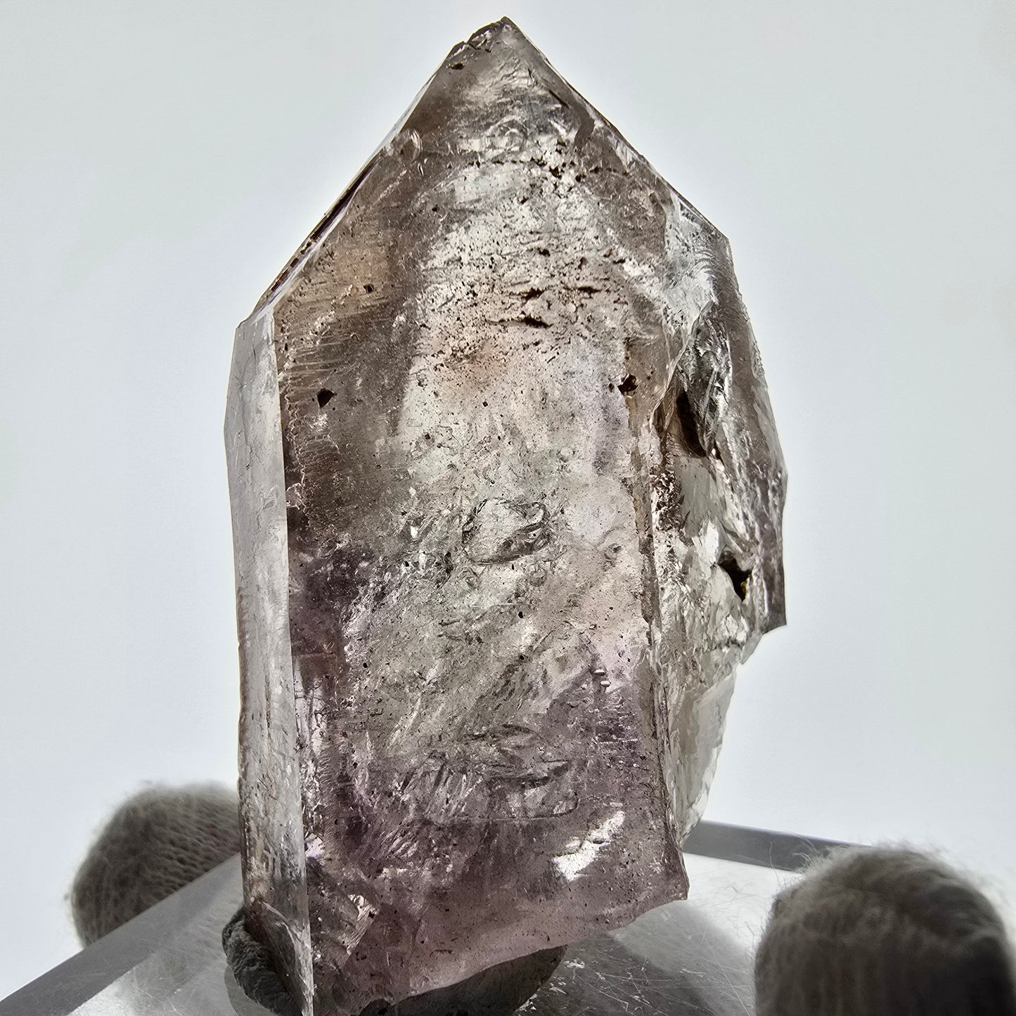 Enhydro Skeleton Amethyst Scepter, 5x Bubble (large) Valentine Pocket, Namibia 61*43*29mm 