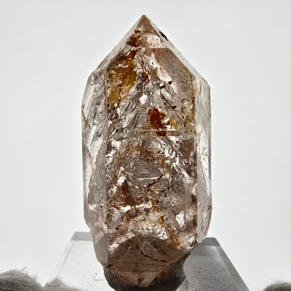 Enhydro Skeleton Smoky Quartz Scepter, Large Bubble Valentine Pocket, Namibia 65*34*26mm 