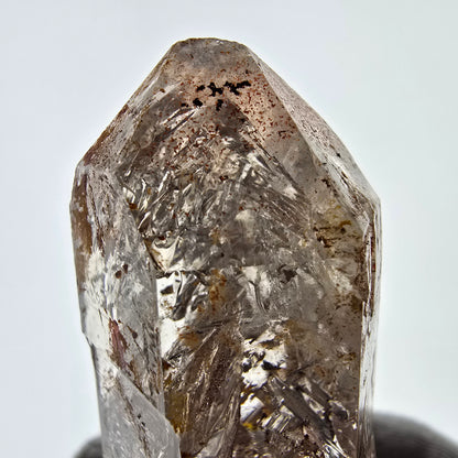 Enhydro Skeleton Smoky Quartz Scepter, Large Bubble Valentine Pocket, Namibia 65*34*26mm 