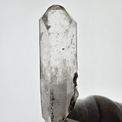 Sceptre de poche Saint-Valentin en quartz fumé fantôme squelette, Namibie 64 x 19 x 18 mm 