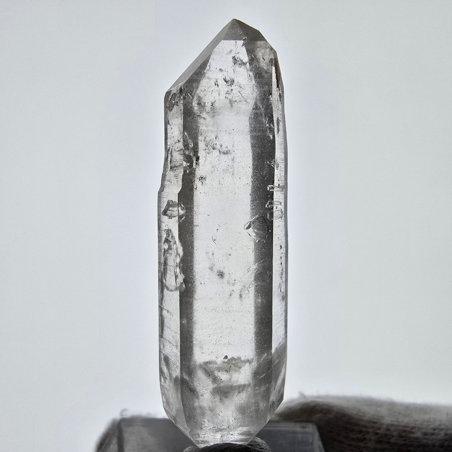 Skeleton Phantom Smoky Quartz DT Scepter Valentine Pocket, Namibia 52*14*11mm 