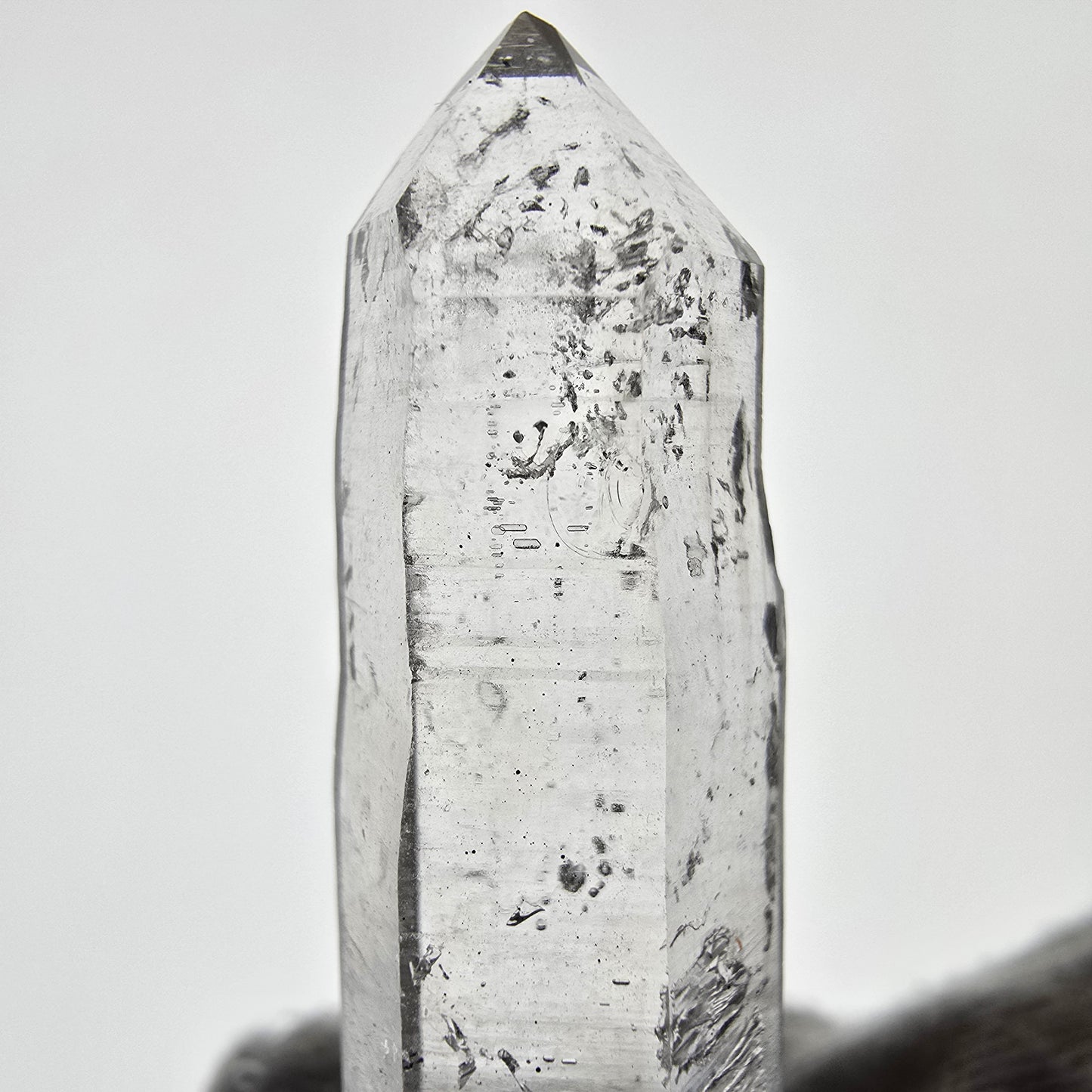 Skeleton Phantom Smoky Quartz DT Scepter Valentine Pocket, Namibia 52*14*11mm 