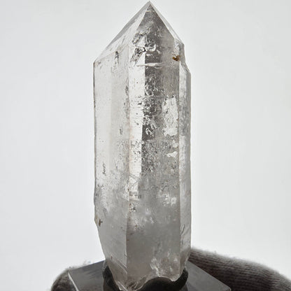 Sceptre squelette en quartz fumé Enhydro, grande poche à bulles Saint-Valentin, Namibie 67 x 29 x 16 mm 