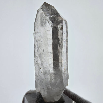 Sceptre squelette en quartz fumé Enhydro, grande poche à bulles Saint-Valentin, Namibie 67 x 29 x 16 mm 