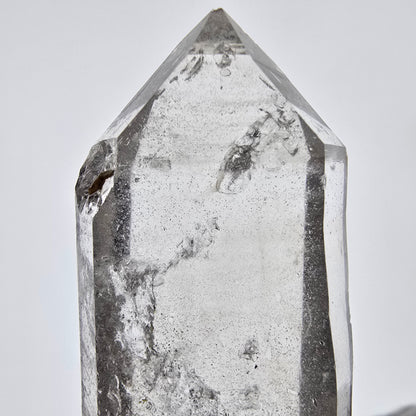 Sceptre squelette en quartz fumé Enhydro, grande poche à bulles Saint-Valentin, Namibie 67 x 29 x 16 mm 