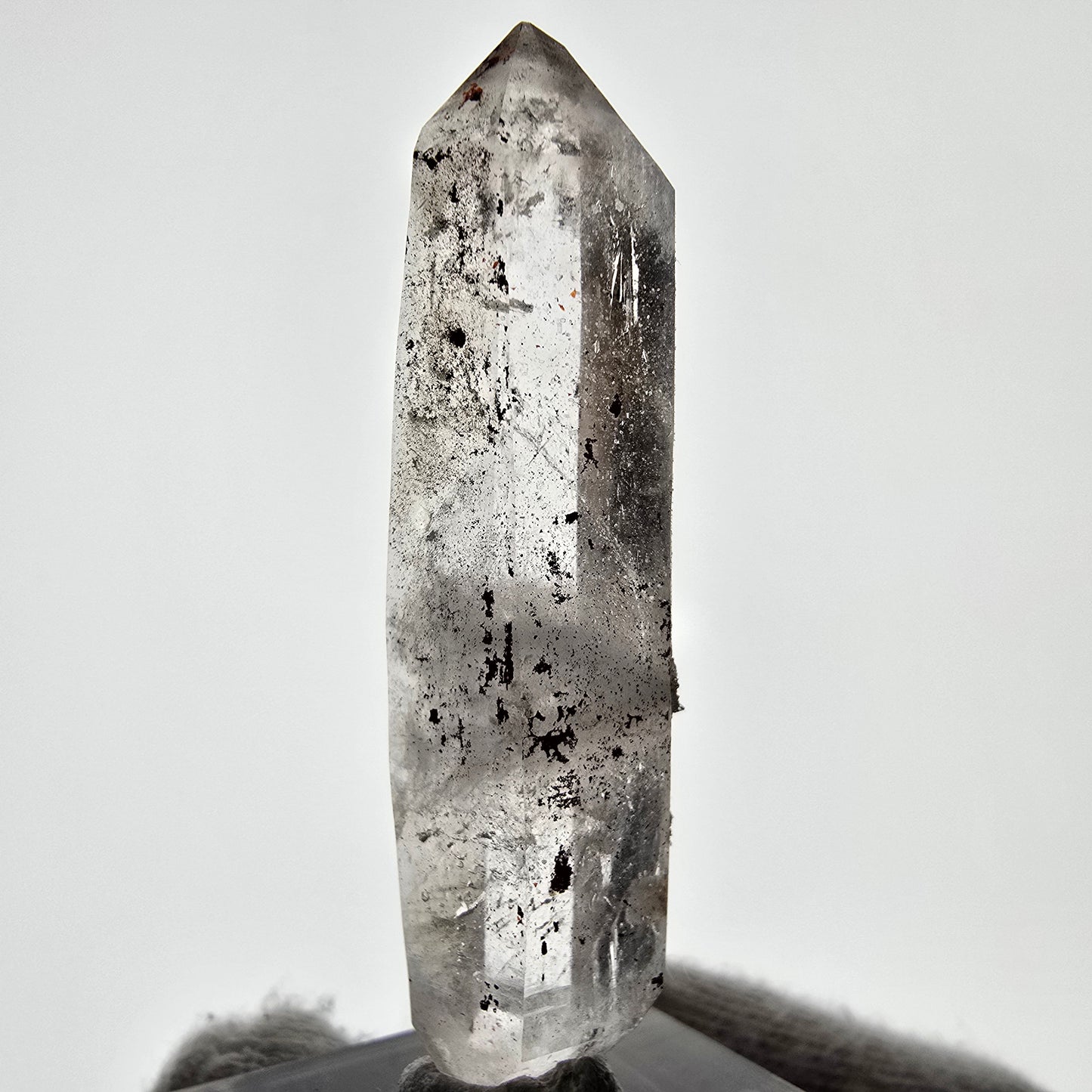 Skeleton Phantom Smoky Quartz DT Scepter Valentine Pocket, Namibia 53*13*9mm 