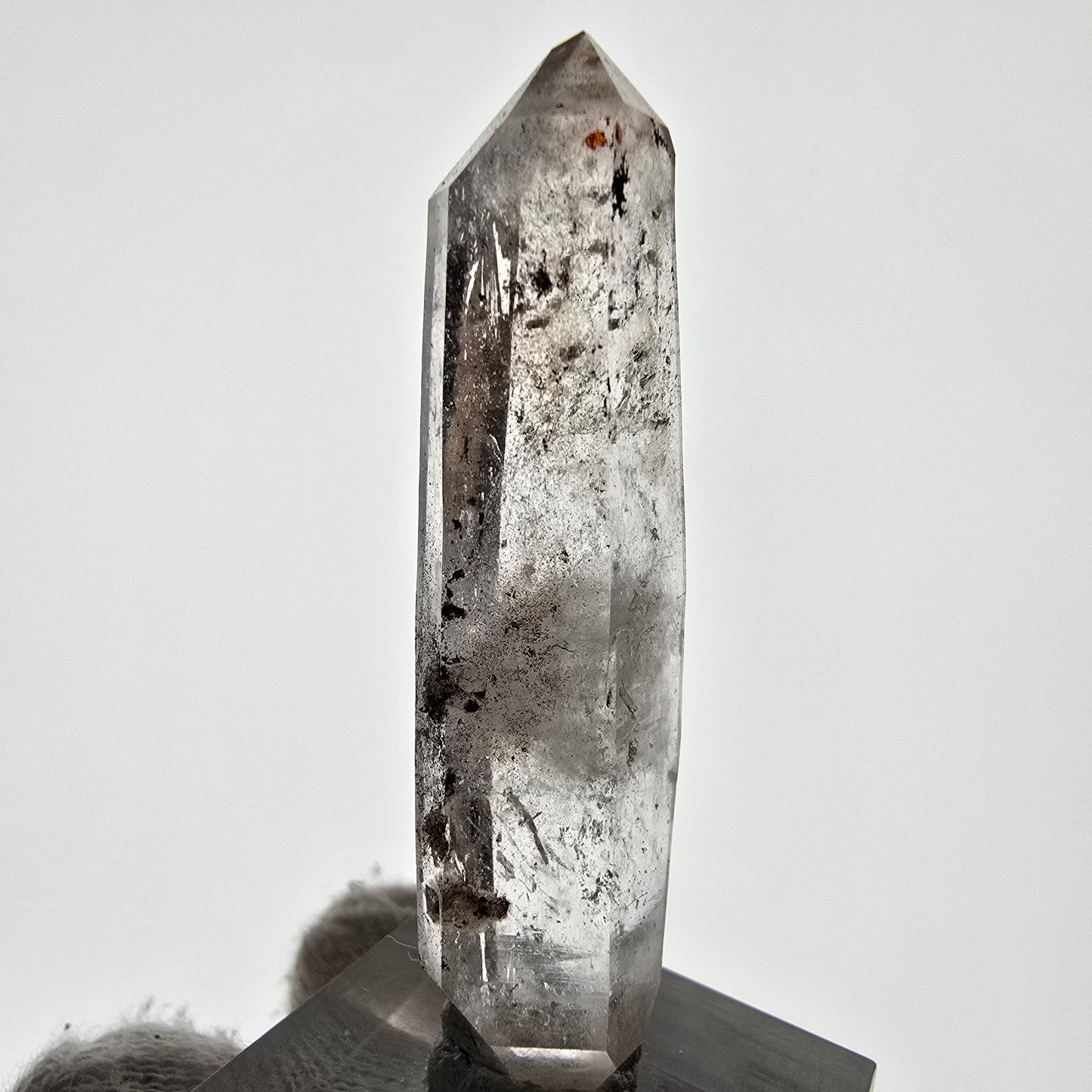 Skeleton Phantom Smoky Quartz DT Scepter Valentine Pocket, Namibia 53*13*9mm 