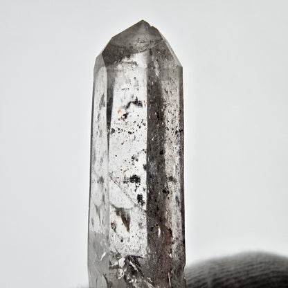 Sceptre de poche Saint-Valentin en quartz fumé fantôme squelette, Namibie 60 x 18 x 14 mm 