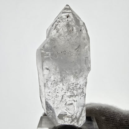 Sceptre de poche Saint-Valentin en quartz fumé fantôme squelette, Namibie 56 x 25 x 16 mm 