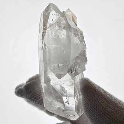 Sceptre de poche Saint-Valentin en quartz fumé fantôme squelette, Namibie 61 x 25 x 23 mm 