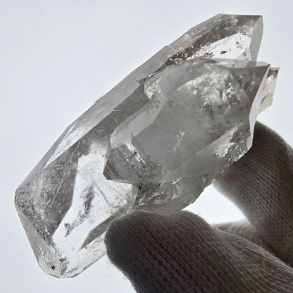 Sceptre de poche Saint-Valentin en quartz fumé fantôme squelette, Namibie 61 x 25 x 23 mm 