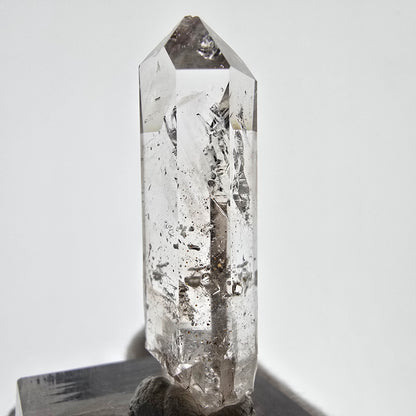 Enhydro Skeleton Smoky Quartz Scepter, 2x Bubble Valentine Pocket, Namibia 41*14*9mm 