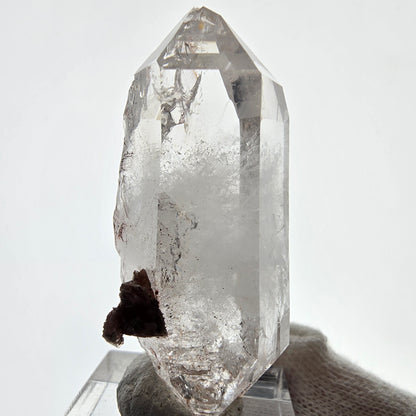 Skeleton Phantom Smoky Quartz DT Scepter, UV Calcite Valentine Pocket, Namibia 50*23*22mm 