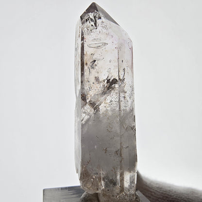 Enhydro Skeleton Smoky Quartz DT Scepter, Large Bubble Valentine Pocket, Namibia 53*18*17mm 