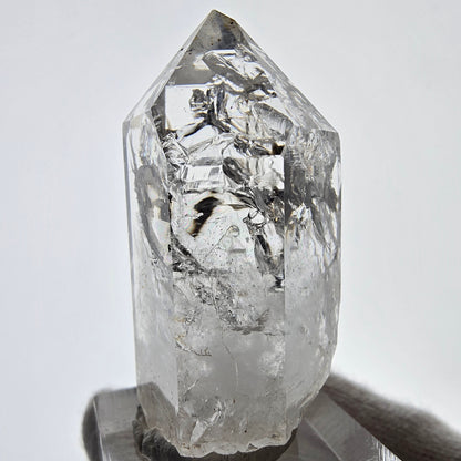 Enhydro Lemurian Smoky Quartz Scepter, 1x Bubble Valentine Pocket, Namibia 49*23*25mm 