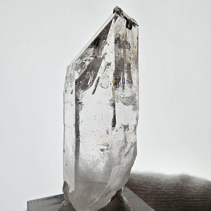 Sceptre squelette en quartz fumé Enhydro, 1 pochette bulle Saint-Valentin, Namibie 48 x 21 x 15 mm 