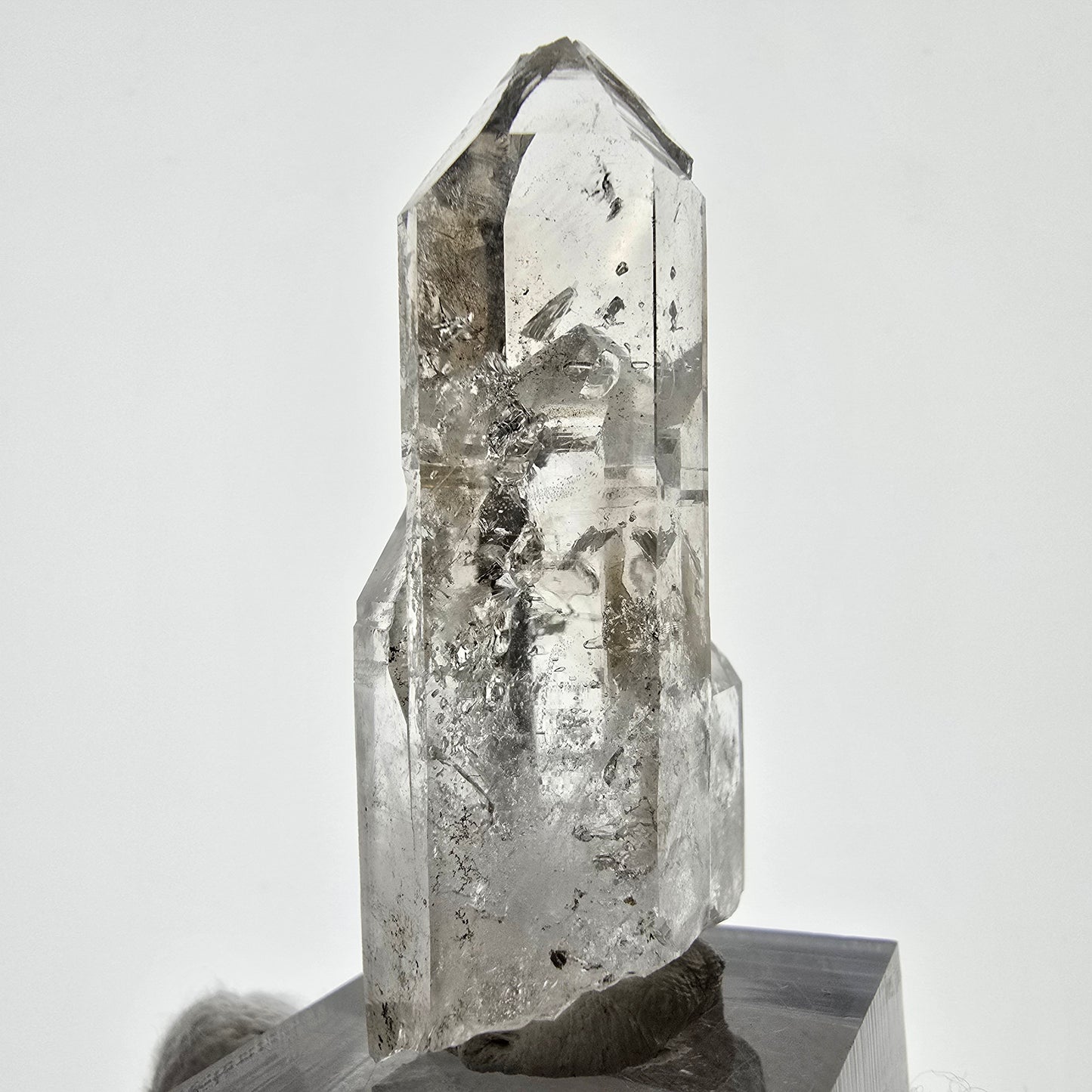 Lemurian Phantom Smoky Quartz Scepter Valentine Pocket, Namibia 50*26*15mm 