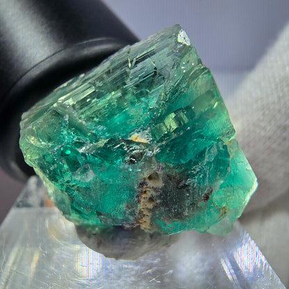 Seltener Phantom Fluorit Würfel, grün Okorusu, Namibia 26*22*14mm
