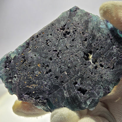 Grand spécimen de cube de fluorite fantôme, zonal – Nouvelle découverte ! Okorusu, Namibie, 105 x 79 x 31 mm 