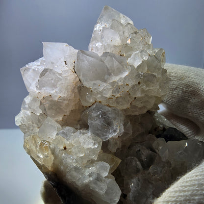 Grand cube de fluorite fantôme, spécimen de quartz violet-vert Okorusu, Namibie 121 x 61 x 36 mm 