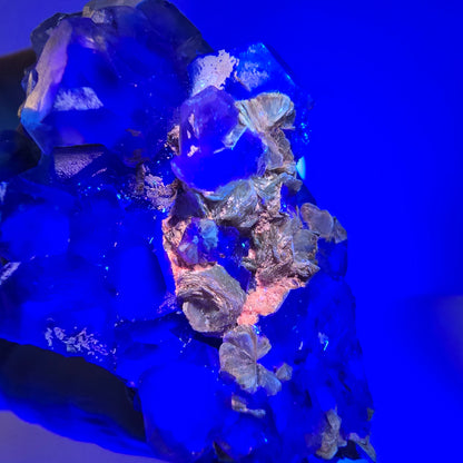 Phantom Fluorit, Hyalit, Muskovit Stufe Erongo, Namibia 52*34*31mm