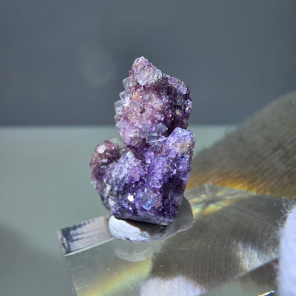 Spécimen de cube de fluorite fantôme, violet Okorusu, Namibie 23 x 17 x 10 mm 