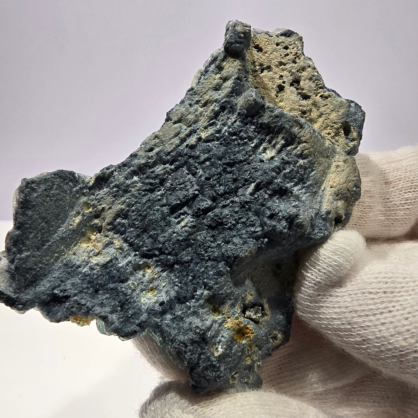 Rares cubes de fluorite fantôme zonaux, vert violet, Erongo, Namibie 75 x 53 x 15 mm 