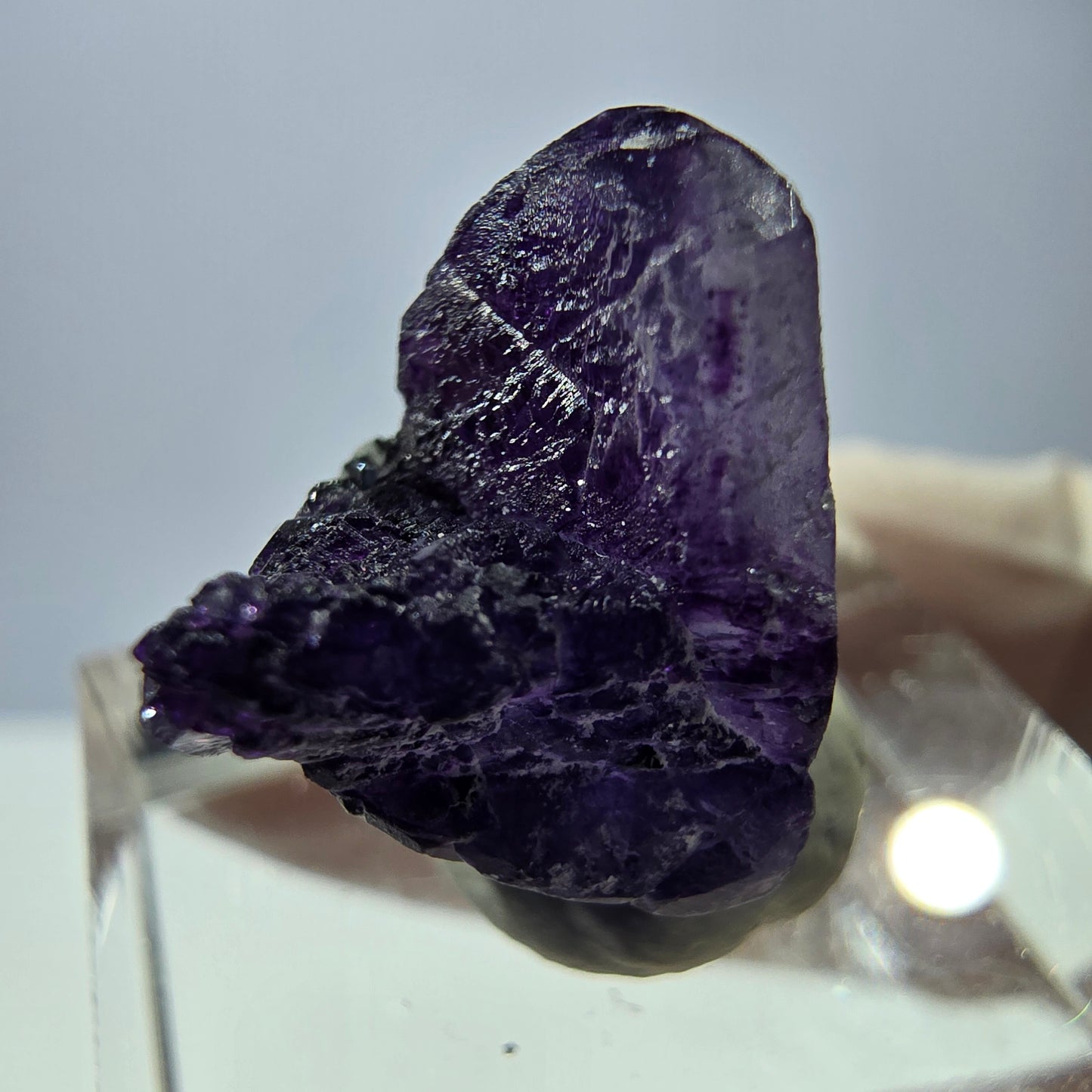 Fluorite fantôme, Moscovite, Schörl Tourmaline Erongo, Namibie 20*13*12mm 