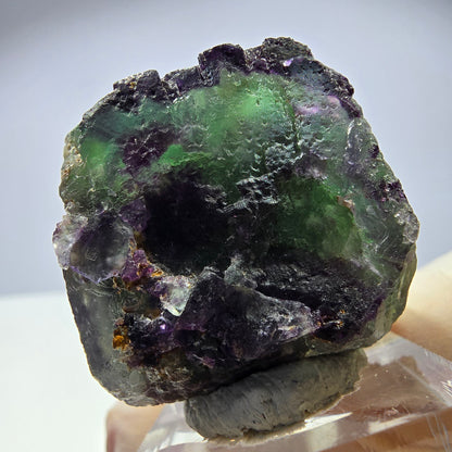 Spécimen de cube de fluorite fantôme, parqueté, zonal Okorusu, Namibie 31*29*24mm 